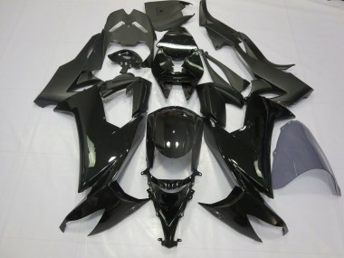 Schwarz Glänzend 2008-2010 ZX10R Motorrad Verkleidungen