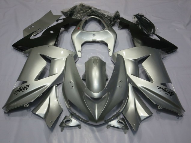 Silber 2003-2004 ZX6R Motorrad Verkleidungen