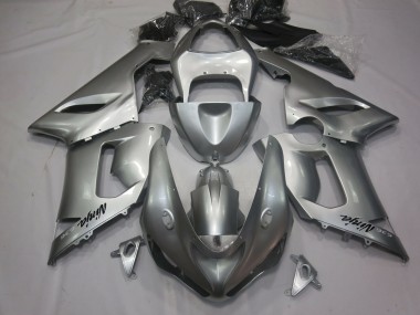 Silber 2005-2006 ZX6R Motorrad Verkleidungen