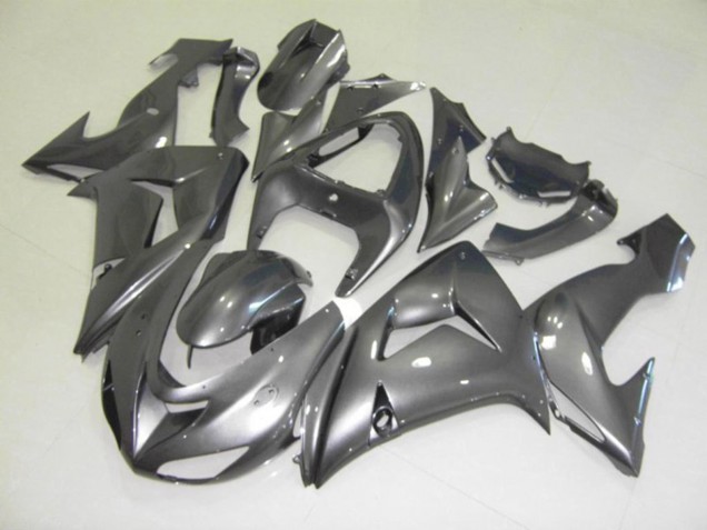 Silber Glanz 2006-2007 ZX10R Motorrad Verkleidungen