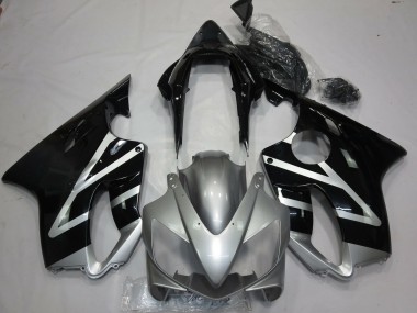 Silber & Schwarz 2004-2007 CBR600 F4i Motorrad Verkleidungen