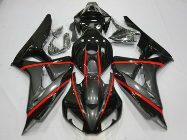 Silber & Schwarz 2006-2007 CBR1000RR Motorrad Verkleidungen