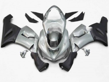 Silber Schwarz Matt 2005-2006 ZX6R Motorrad Verkleidungen