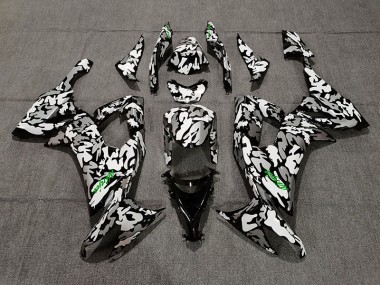 Tarnung & Grünes Logo 2008-2010 ZX10R Motorrad Verkleidungen