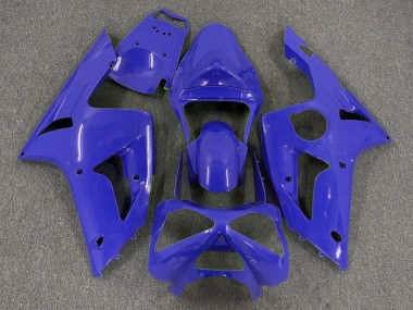 Tiefes Blau Schlicht 2003-2004 ZX6R Motorrad Verkleidungen