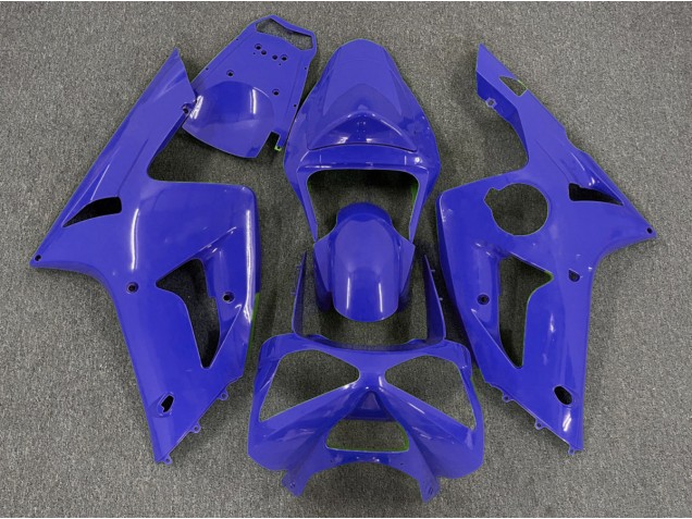 Tiefes Blau Schlicht 2003-2004 ZX6R Motorrad Verkleidungen