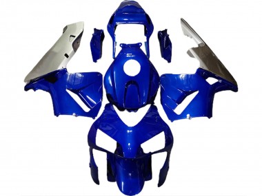 Tiefes Blau & Silber 2003-2004 CBR600RR Motorrad Verkleidungen