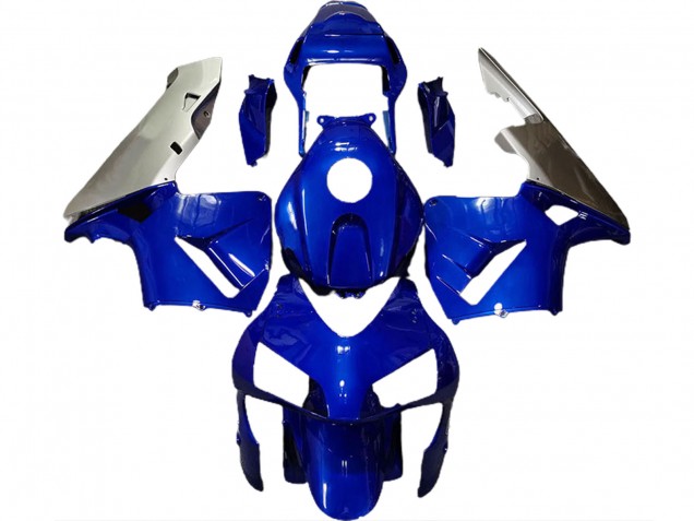 Tiefes Blau & Silber 2003-2004 CBR600RR Motorrad Verkleidungen