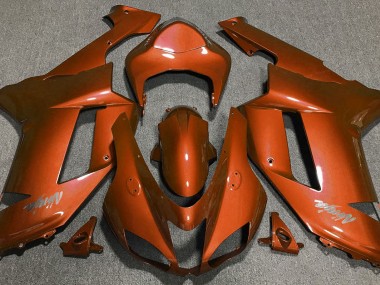 Tigerorange 2007-2008 ZX6R Motorrad Verkleidungen