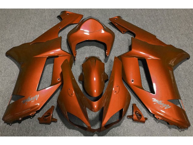 Tigerorange 2007-2008 ZX6R Motorrad Verkleidungen